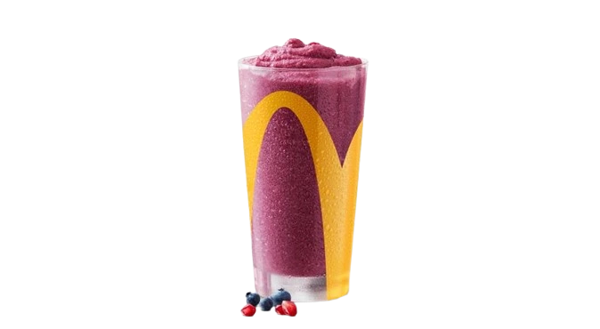 Mcdonald's Menu Canada 2026 192 Blueberry Pomegranate Real Fruit Smoothie 1