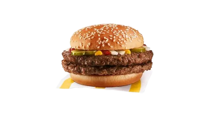 Mcdonald's Menu Canada 2026 45 Double Quarter Pounder without Cheese
