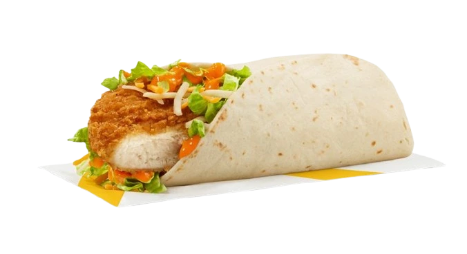 Mcdonald's Menu Canada 2026 99 Spicy Baffalo Chicken Snack Wrap with Crispy Chicken