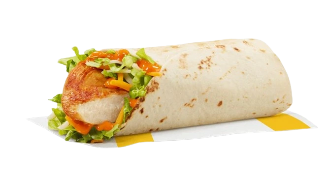 Mcdonald's Menu Canada 2026 100 Spicy Baffalo Chicken Snack Wrap with Grilled Chicken